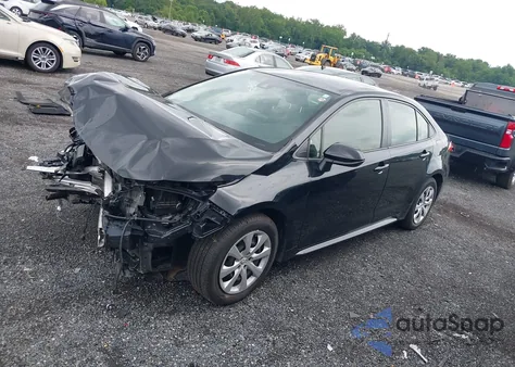 2022 Toyota Corolla Le z USA, uszkodzony, nr VIN JTDEPMAE6NJ231277
